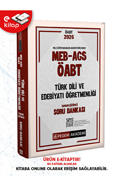 Pegem Akademi 2026 MEB-AGS ÖABT Türk Dili ve Edebiyatı Öğretmenliği Tamamı Çö...