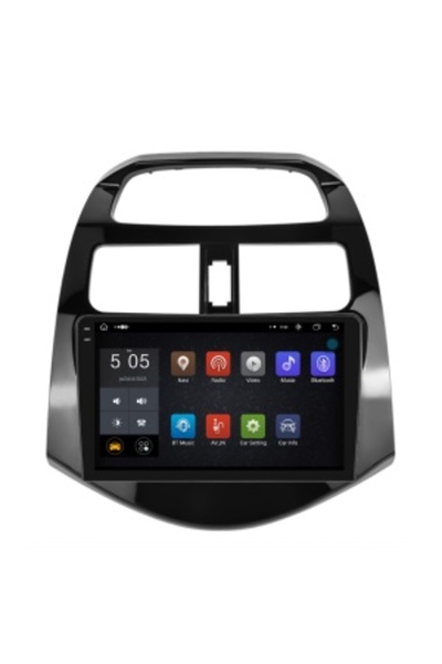 Piloton Dedicated Navigation for Chevrolet Spark (2009-2015) 2K, 8 GB RAM, 256 GB, Octa-Core
