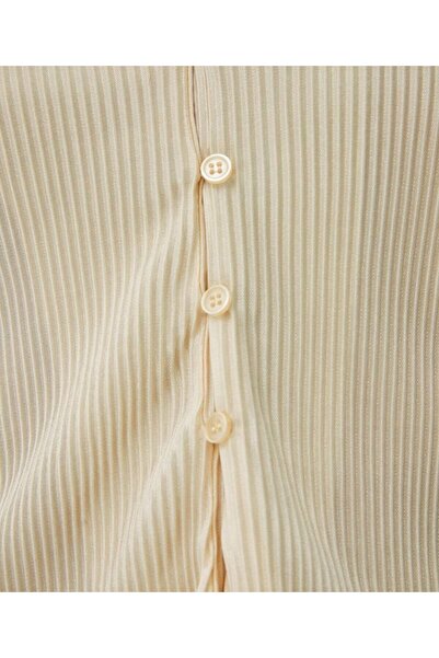 Bershka Shirt, Cream