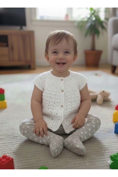 ruhaay Bebek el yapımı örgü hırka ve yelek