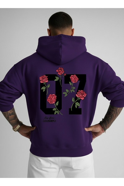 LORVEX Swea tricou cu glugă, imprimată, 100% bumbac, 07 imprimată