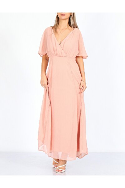 VILA Long dress, Pink