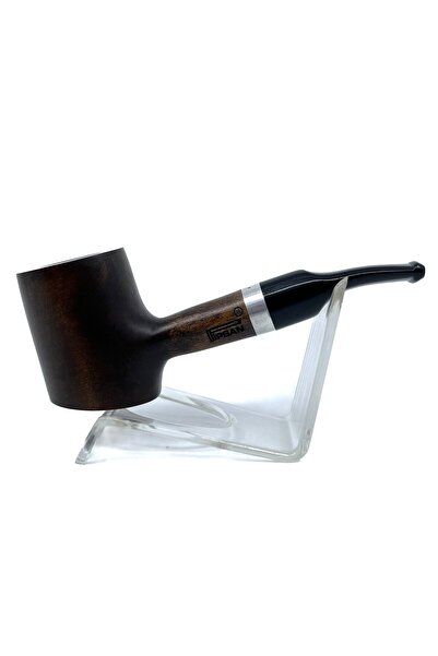 Pipsan 9 mm Filtreli Çift Ağızlıklı Gül Ağacı Okuma Piposu - 3130