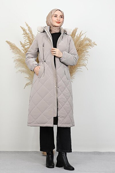 GİYZAMİLA Clara Fur Coat Light Mink