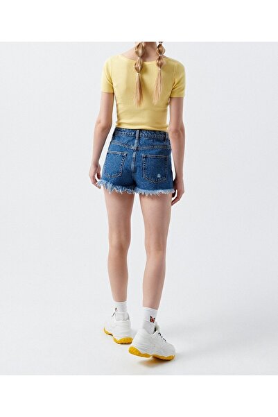 Cropp Shorts, Navy blue