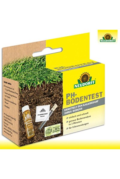 NEUDORF Soil pH Test, 1 Set, Quick and Easy Determination of pH and Lime Requirements, NEUDORFF