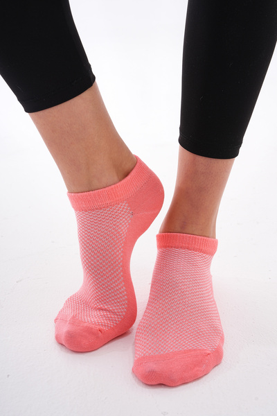 The huez 3-Piece Cotton Anti-Sweat Women's Socks, Soft Booties Socks with Bre...