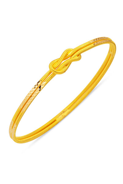 22 Ayar Altın Ajda Aşk Düğüm Bilezik 20 gr.