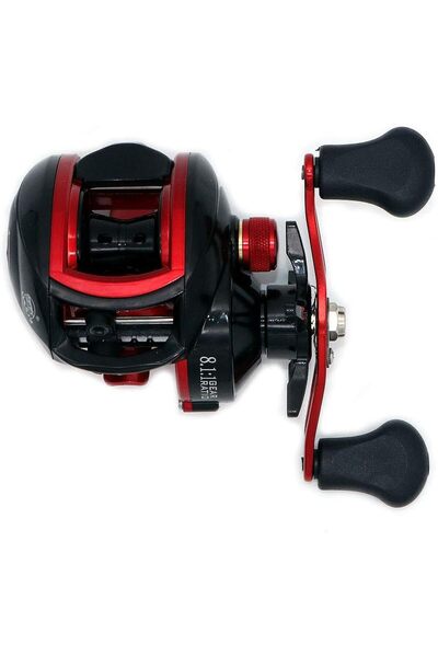 Genaric Baitcasting Reel, 8:1 Gear Fishing Reel, Magnetic Braking System, 9+1...