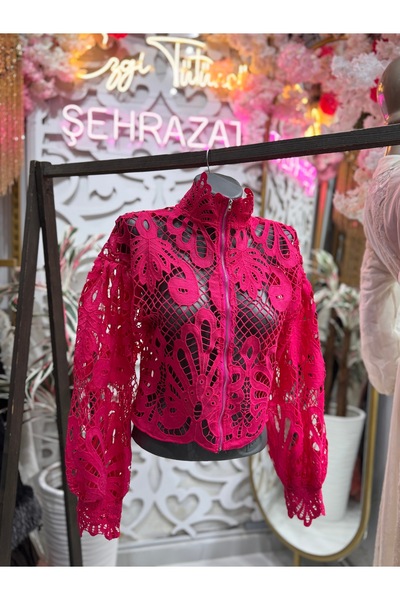 ŞEHRAZAT BUTİK Design Guipure Shirt