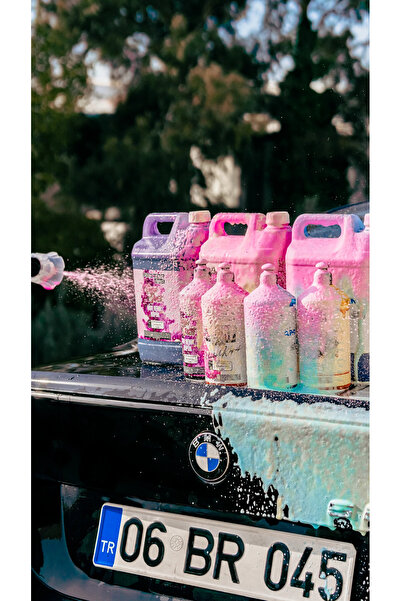 Factor360 Cherry Touch Pembe Renkli Oto Yıkama Köpüğü Oto Şampuan 1:15 Konsantre 5 L