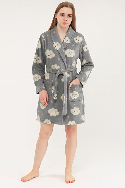 LİKAPA 236 Fleece Short Sabahlik