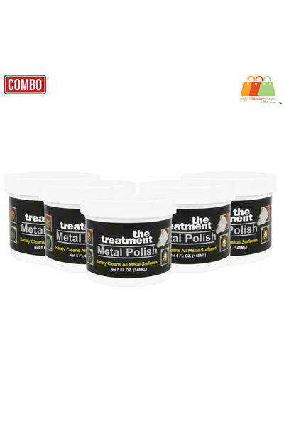 THE TREATMENT Metal Polish 148ml For Cleaning, Restoring, and Maintaining All...