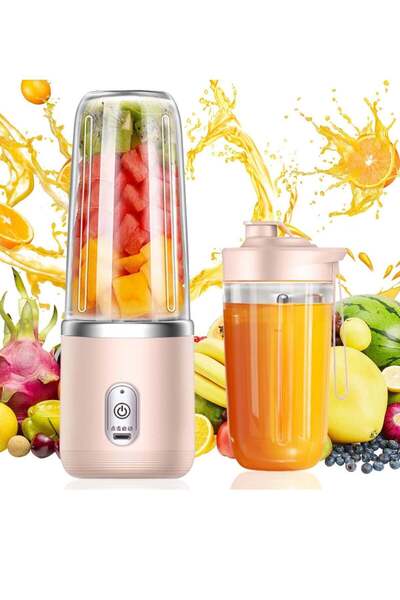 Gonice Portable 350ML Personal Blender Juicer Cup (Pink)
