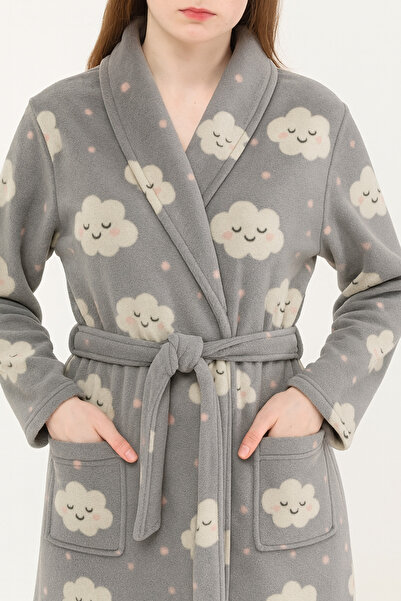 LİKAPA 236 Fleece Short Sabahlik