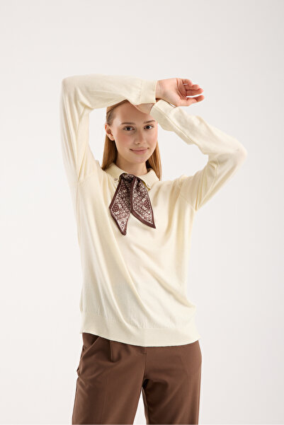 Clothes Fast Women's Long Sleeve Polo Neck Knitwear Sweater Blouse |   Fine Textured Soft Comfort Fit