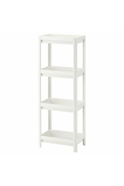 EliteEco وحدة رفوف مطبخ وحمام Vesken من IKEA بثلاثة أقسام، 36×23×100 سم، لون ...