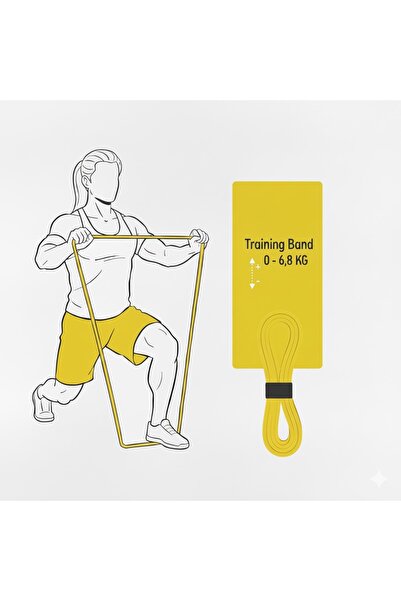 Arkagan 6,8 kg Direnç Bandı, Barfiks Direnç Bandı, Kas Geliştirme Direnç Last...