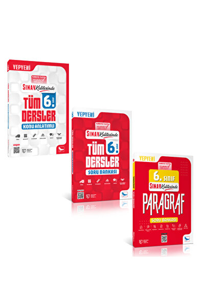 Sınav Yayınları 6. Sınıf Tüm Dersler Konu Anlatımı, Soru Bankası ve Paragraf ...