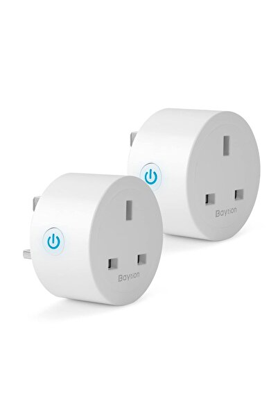 Baytion WiFi Smart Plug 16A Energy Monitoring - Works with Alexa, Echo, Google Home (2P)