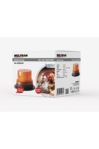 WOLFRAM 10/110W 12W E BELGELİ MIKNATISLI DÖNER LAMBA