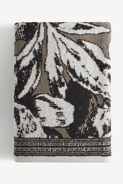 Cherx Caressa Yarn Dyed 2-Piece Bath Towel Set Stone 76X150