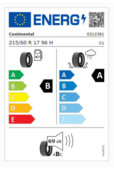 Continental 215/60R17 96H UltraContact 4x4 Yaz Lastiği (Üretim 2025 yılı son ...