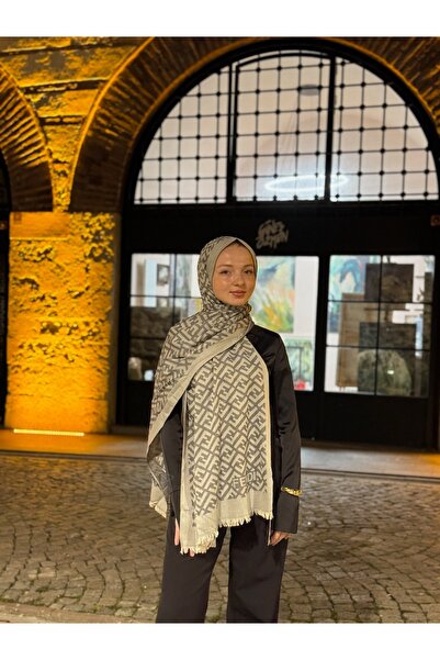 Dolce Εισαγόμενο μαλλί μεταξωτό σάλι με σχέδιο F – Casual, Δώρο, Γραφείο