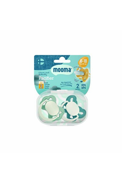 MOOMA PALYAÇO VE KELEBEK EMZİK NO:2 PASTEL MAVİ & NEHİR YEŞİLİ BPA & BPS İÇER...