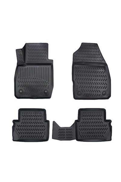 OEM Set de 4 covorașe auto dedicate pentru Ford Puma (2019+), cauciuc, imperm...