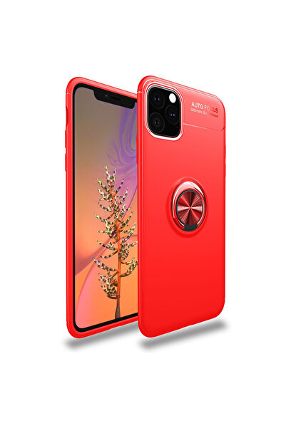 ceppark Newface iPhone 11 Pro Case Range Ring Silicone - Red