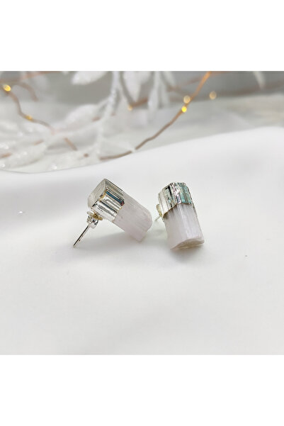 Moonlight Jewelry Обеци "Богиня" - Селенит