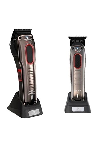 Hector Hawk Saç ve Sakal Makine Seti 2li Titanyum