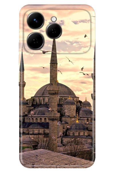 TECNO Spark 40 4g (Km5N) Case Decorative Silicone Printed Cover Camii