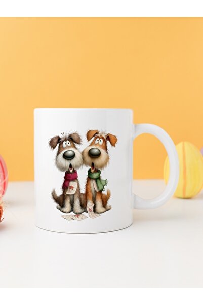 IŞILAY PROMOSYON كوب كريسماس مميز على شكل كلب يغني، موديل 3
