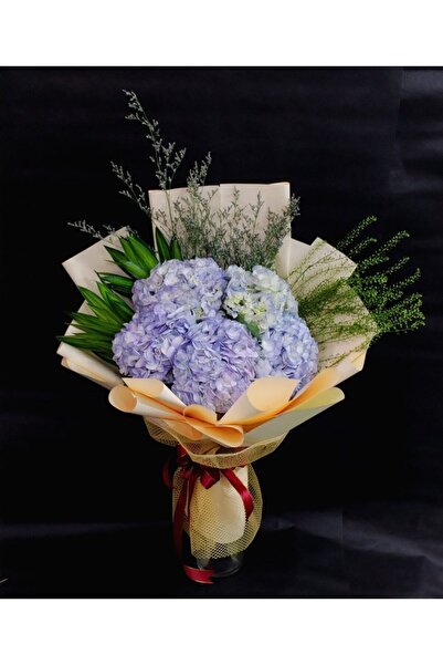 Carmel Flowers Blue Hydrangea Bouquet