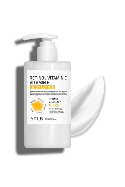 APLB Retinol Vitamin C Vitamin E Body Lotion - Body Lotion with Retinol for Firmness and Elasticity