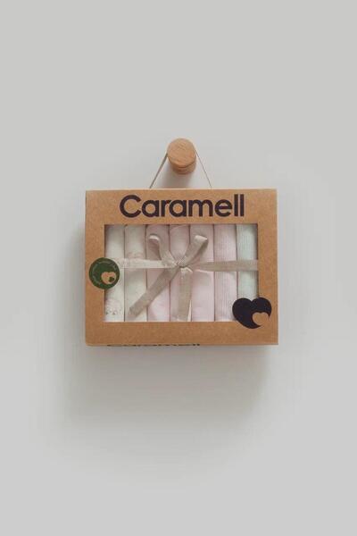 Caramell 7-Pack Mouth Wipes Mini Lamb Pink