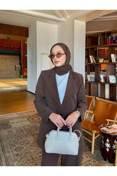 QASHE Double Breasted Blazer Set