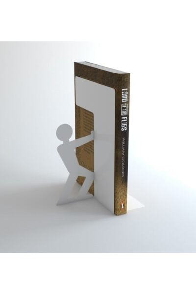 VENON 1 τεμ. Βιβλιοθήκη Ανδρικό Μοντέλο ΛΕΥΚΟ Διακοσμητικό Στήριγμα Βιβλίων Οργανωτής Βιβλιοθήκης ΜΟΝΤΕΛΟ ΑΝΔΡΑ