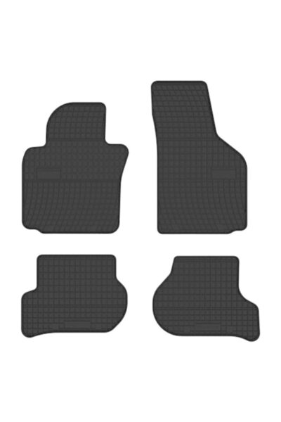 OEM Set of 4 car mats for BMW 5 Series F10/F11 (2010-2017), high-density black non-slip rubber
