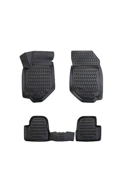 OEM Set de 4 covorașe tip tavă cu cleme pentru Peugeot 2008 (din 2020)