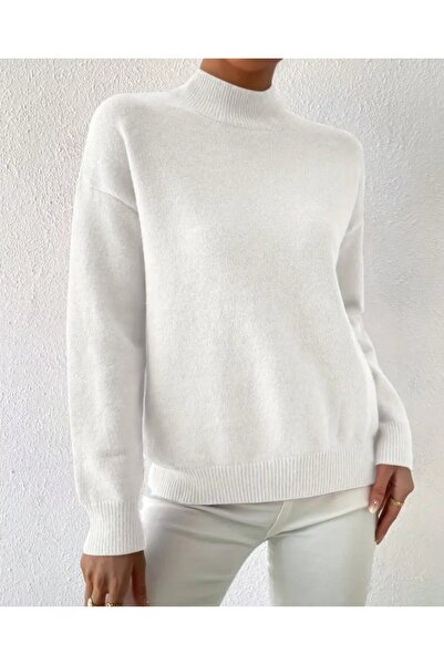 soonaksesuar   Women's Long Sleeve Turtleneck Knitwear Blouse