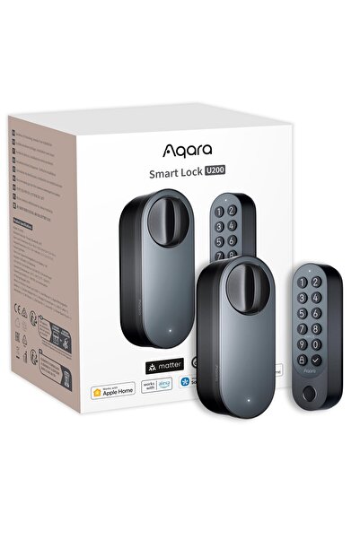 Aqara Smart Lock U200 (Parmak İzi Tuş Takımı Dahil), Matter Over Thread, Appl...