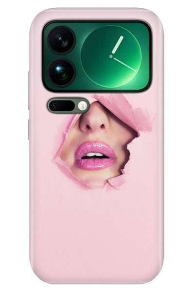 Cekuonline Xiaomi Mi 17 Pro Max Case Decorative Silicone Printed Cover Hidden...