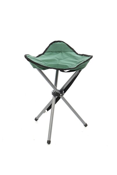 OEM Fishing and camping folding chair D10002S, metal frame, green, 31 x 31 x 43 cm