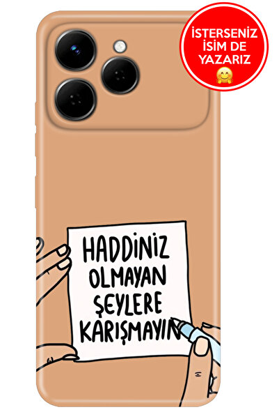 TECNO Spark 40 4G Kılıf TPU Resimli Silikon Karışmayın