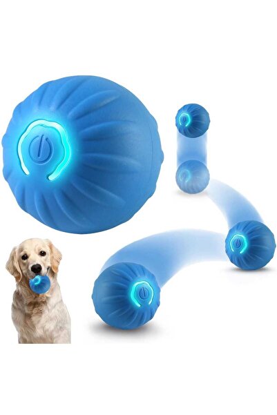 RANDOM Minge interactivă cu auto- răsturnare și lumini LED pentru câïni