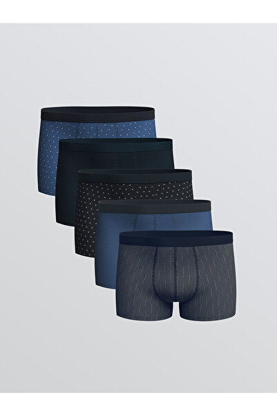 LC Waikiki Vizyon Yeni Sezon Standart Kalıp Pamuklu Esnek Erkek Boxer 5'li