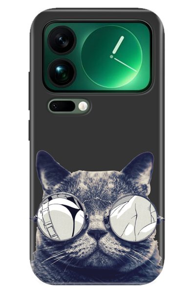 Cekuonline Xiaomi Mi 17 Pro Max Case Decorative Silicone Printed Cover Cix Cat